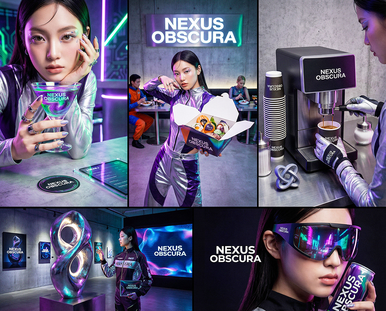 NEXUS OBSCURA — Synthetic Wellness Nightclub Branding Image 47