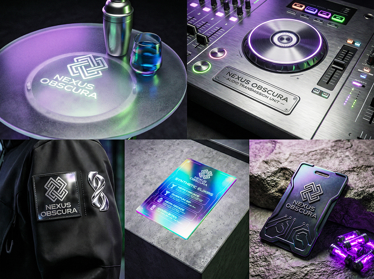 NEXUS OBSCURA — Synthetic Wellness Nightclub Branding Image 51