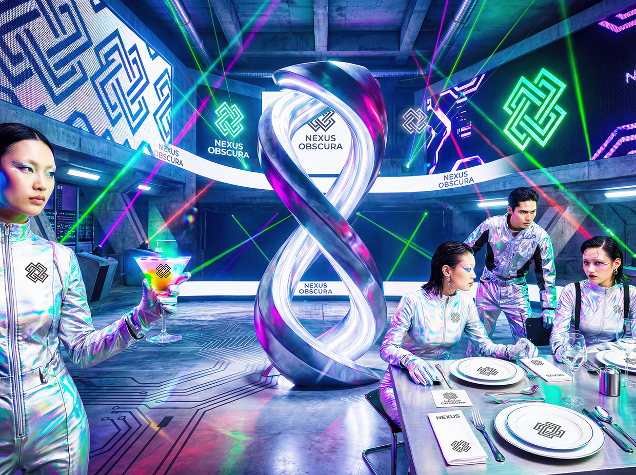 NEXUS OBSCURA — Synthetic Wellness Nightclub Branding Image 59