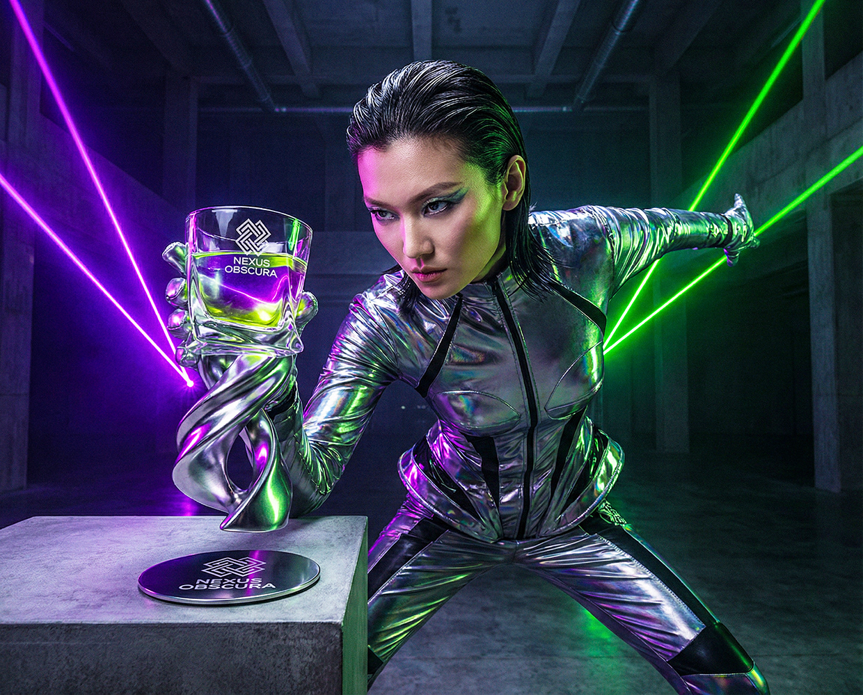 NEXUS OBSCURA — Synthetic Wellness Nightclub Branding Image 62