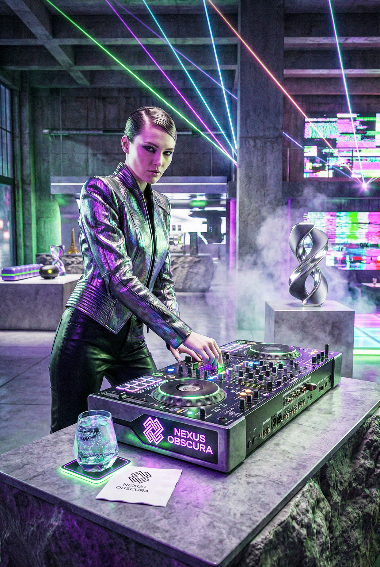 NEXUS OBSCURA — Synthetic Wellness Nightclub Branding Image 63