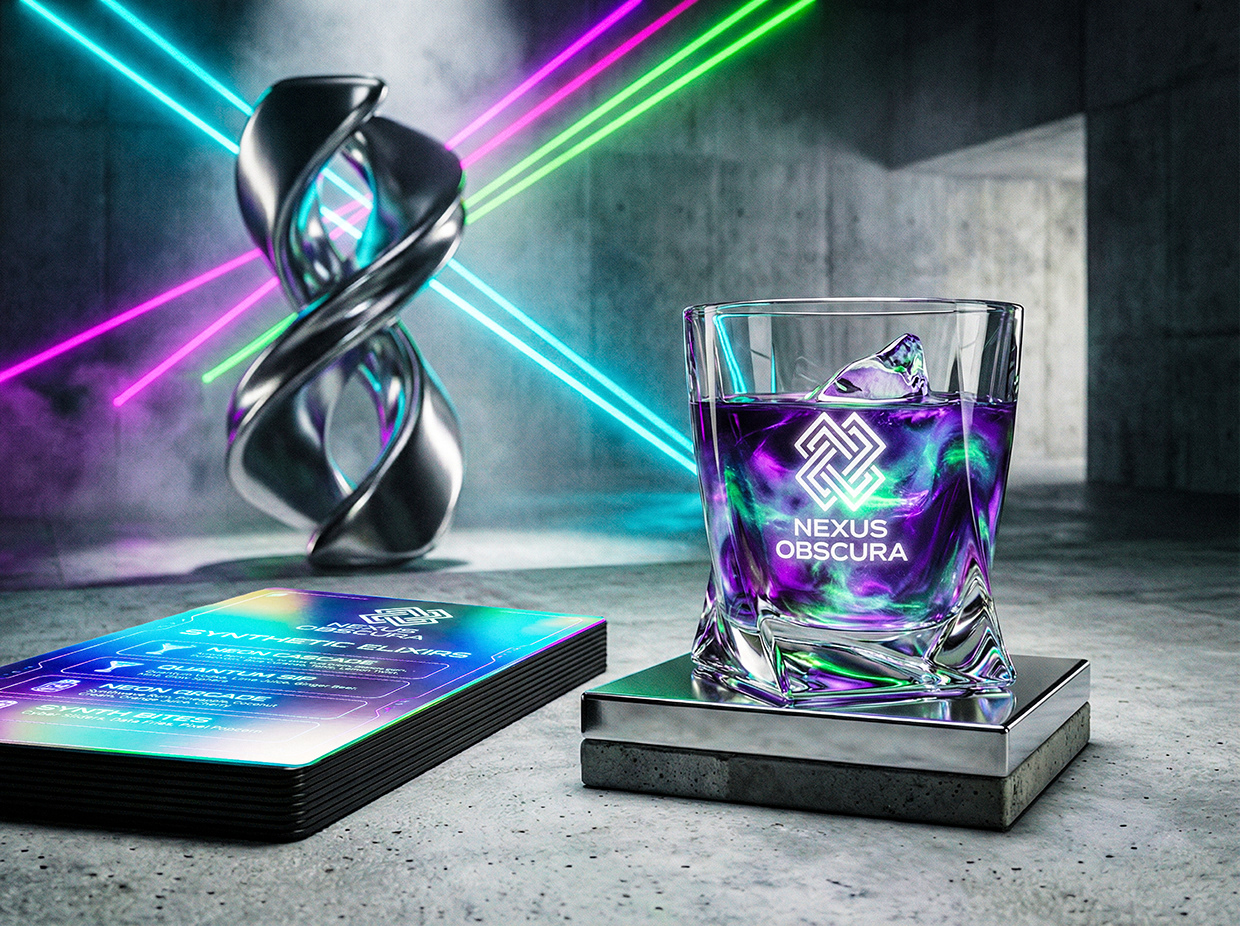 NEXUS OBSCURA — Synthetic Wellness Nightclub Branding Image 64