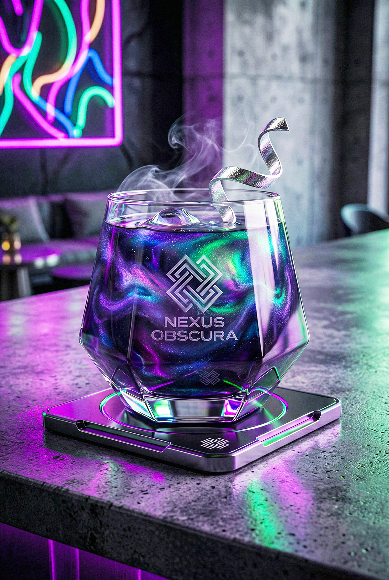 NEXUS OBSCURA — Synthetic Wellness Nightclub Branding Image 66