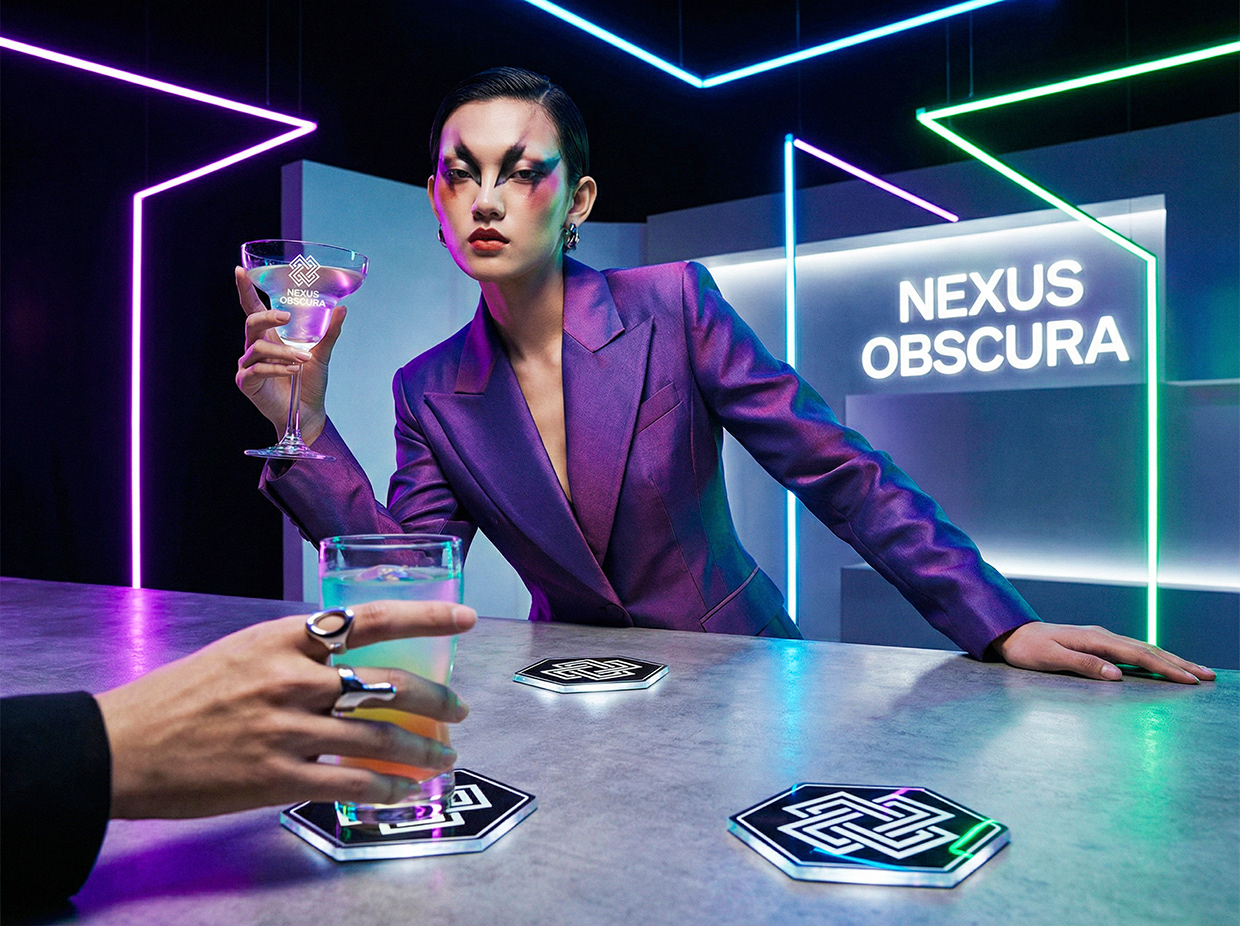 NEXUS OBSCURA — Synthetic Wellness Nightclub Branding Image 68