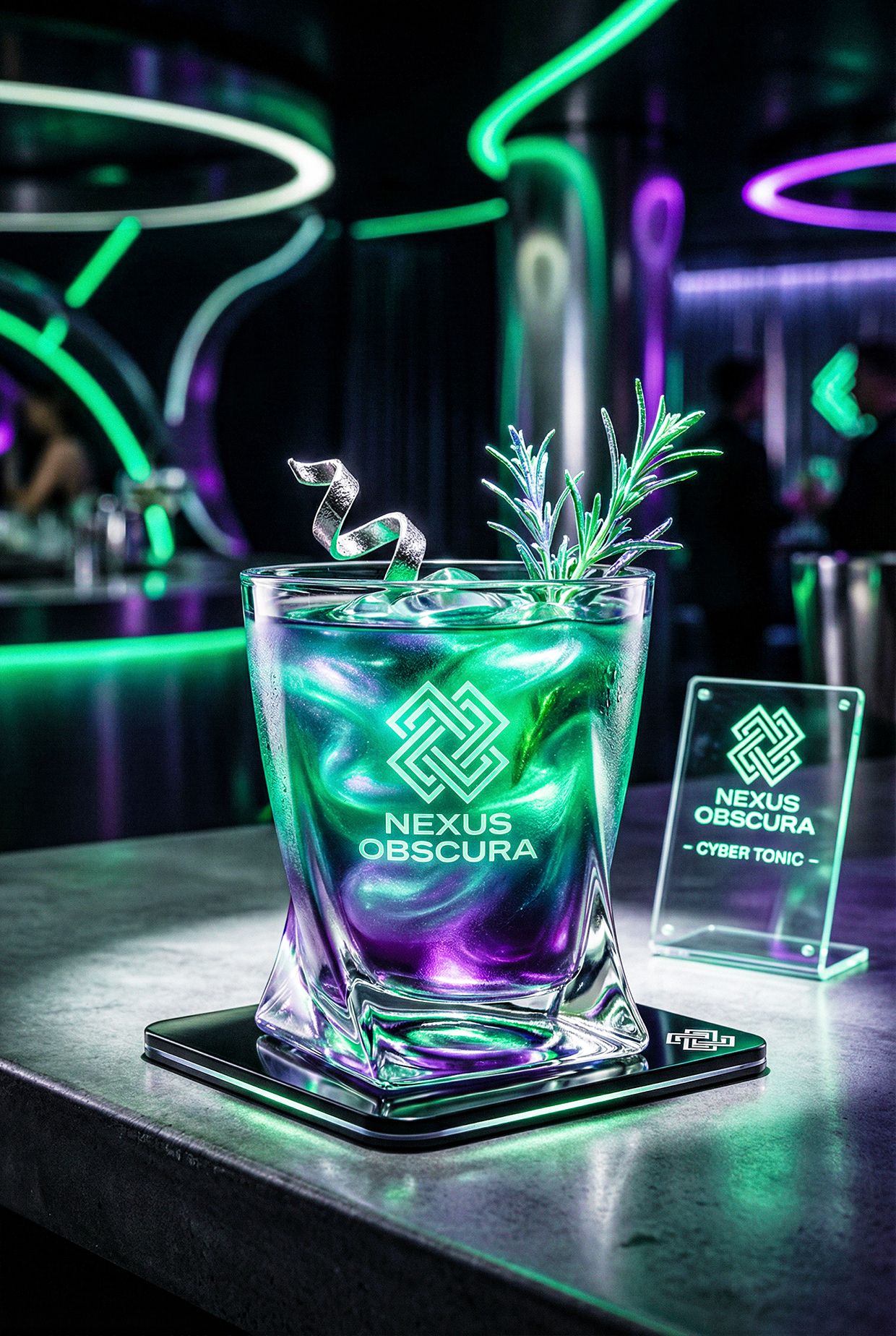 NEXUS OBSCURA — Synthetic Wellness Nightclub Branding Image 69