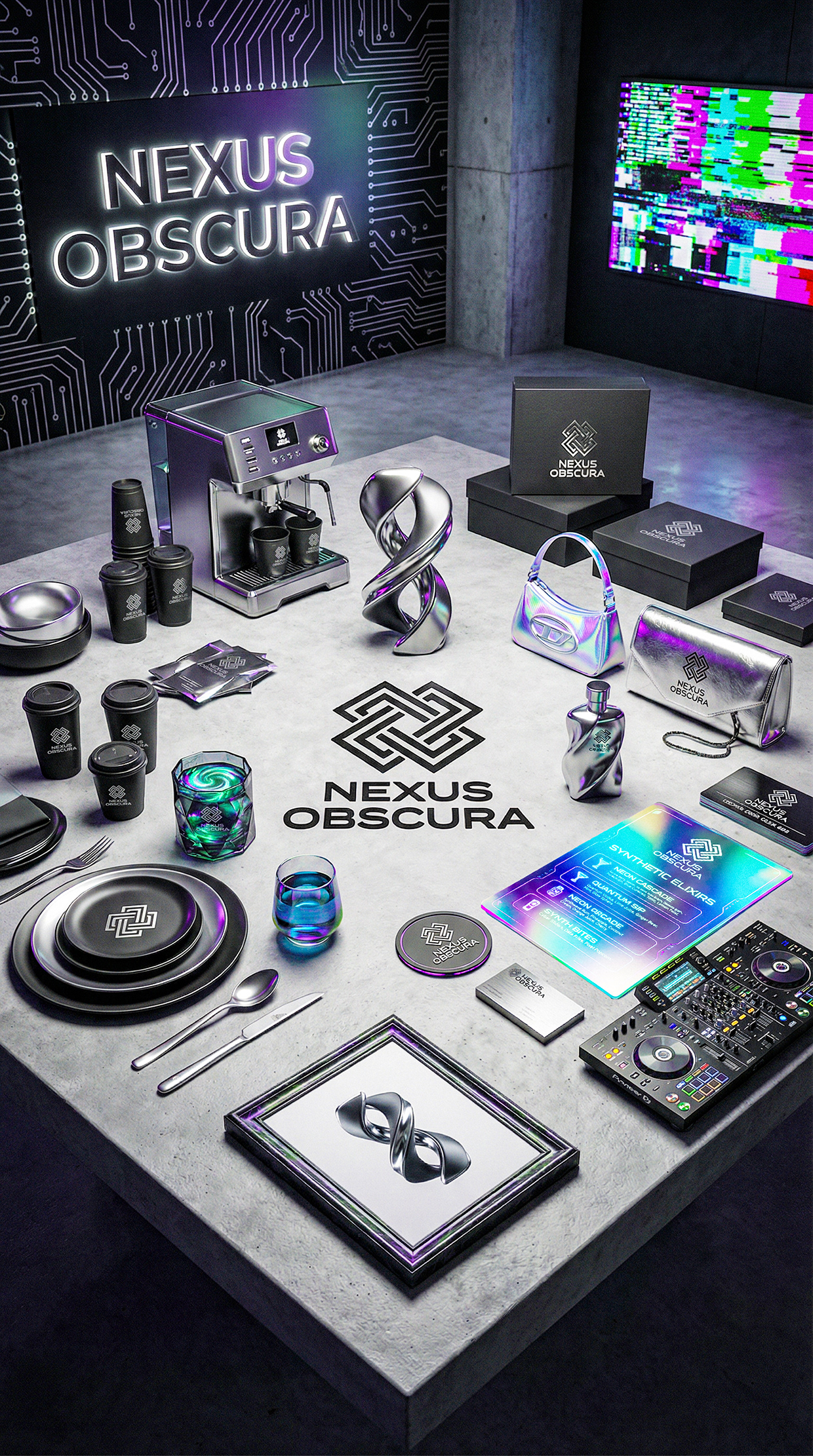 NEXUS OBSCURA — Synthetic Wellness Nightclub Branding Image 70