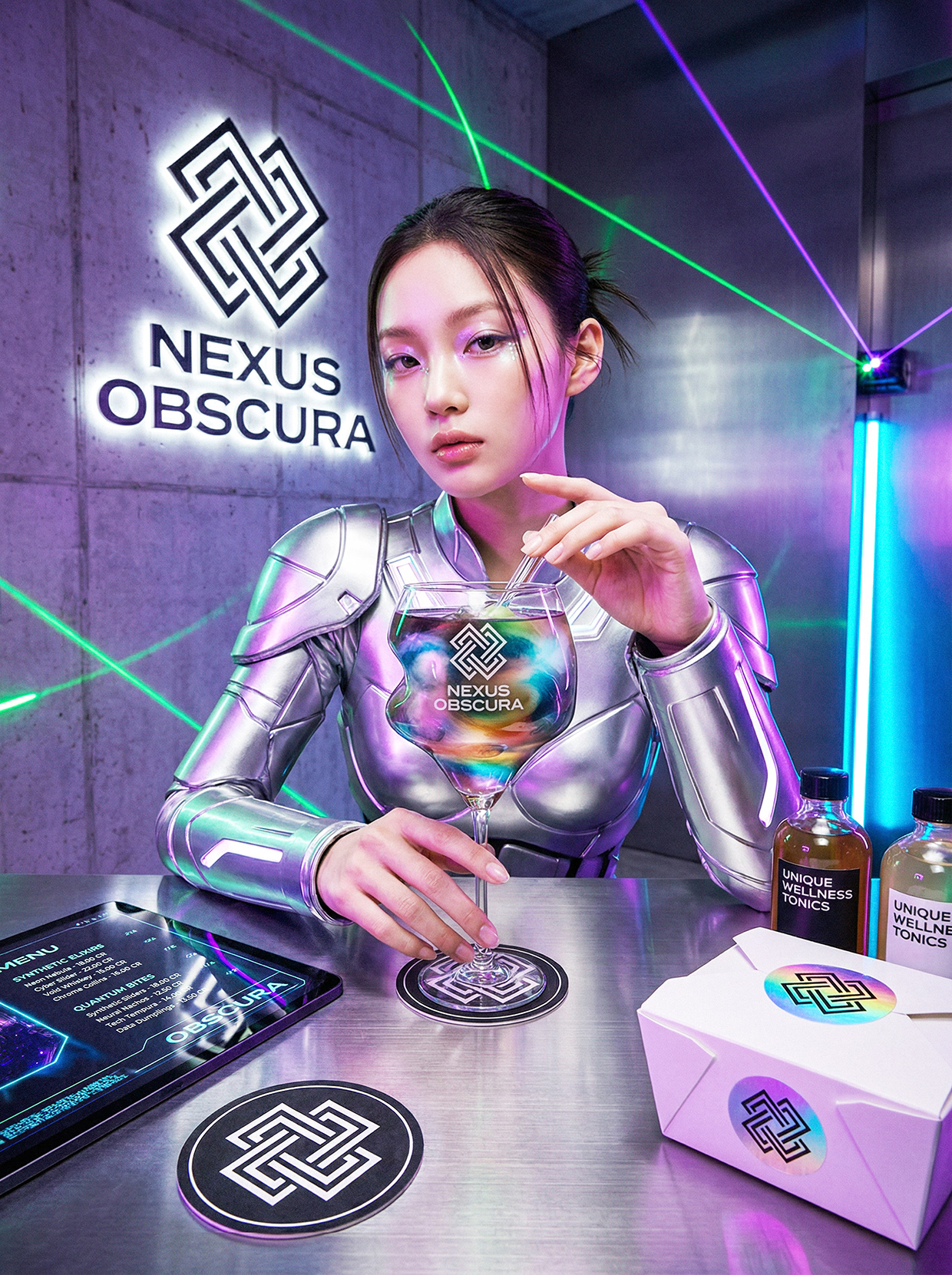 NEXUS OBSCURA — Synthetic Wellness Nightclub Branding Image 72