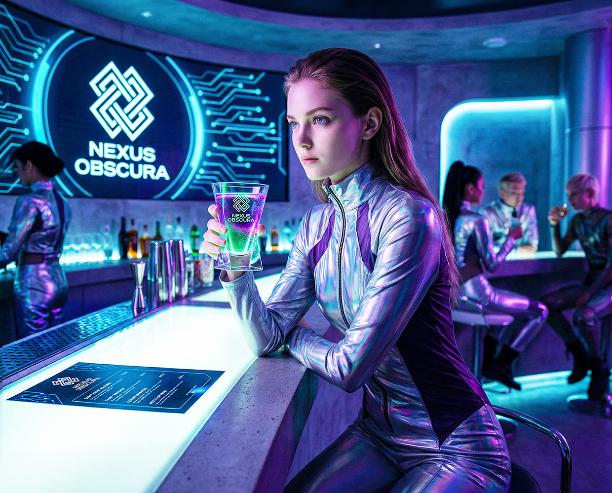 NEXUS OBSCURA — Synthetic Wellness Nightclub Branding Image 74