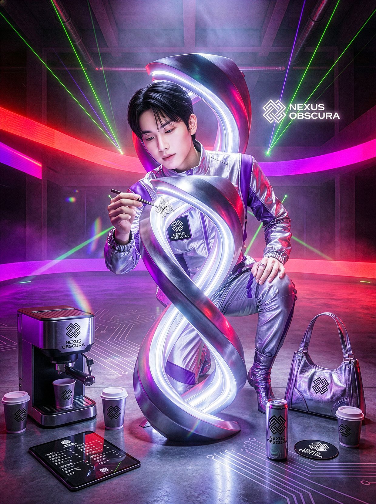 NEXUS OBSCURA — Synthetic Wellness Nightclub Branding Image 78