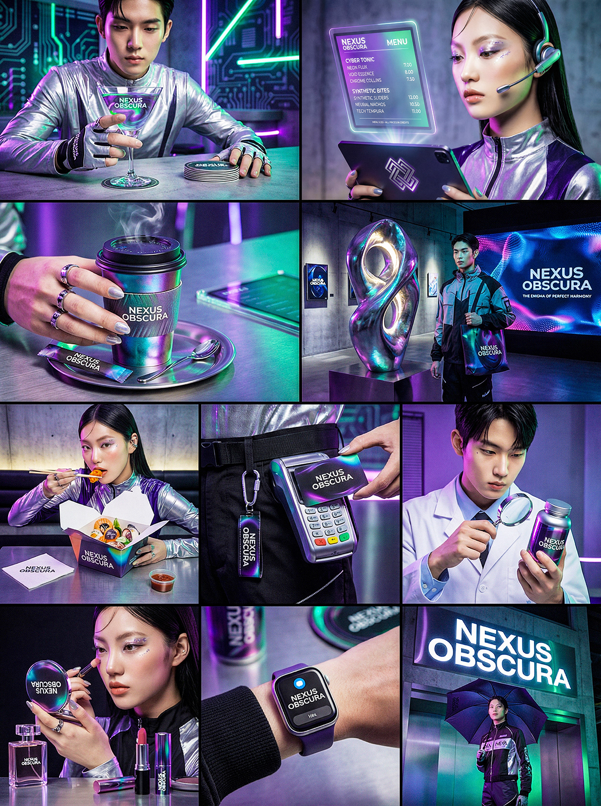 NEXUS OBSCURA — Synthetic Wellness Nightclub Branding Image 82