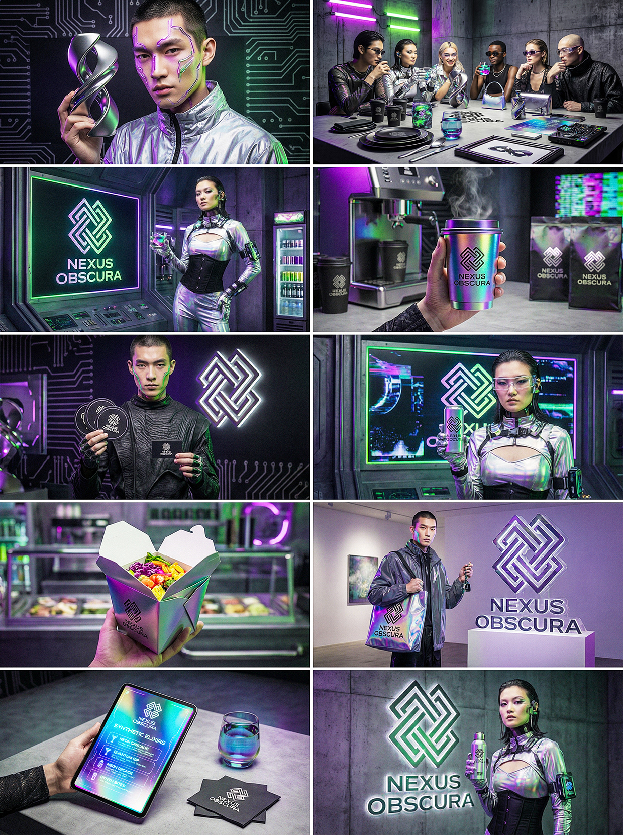 NEXUS OBSCURA — Synthetic Wellness Nightclub Branding Image 83