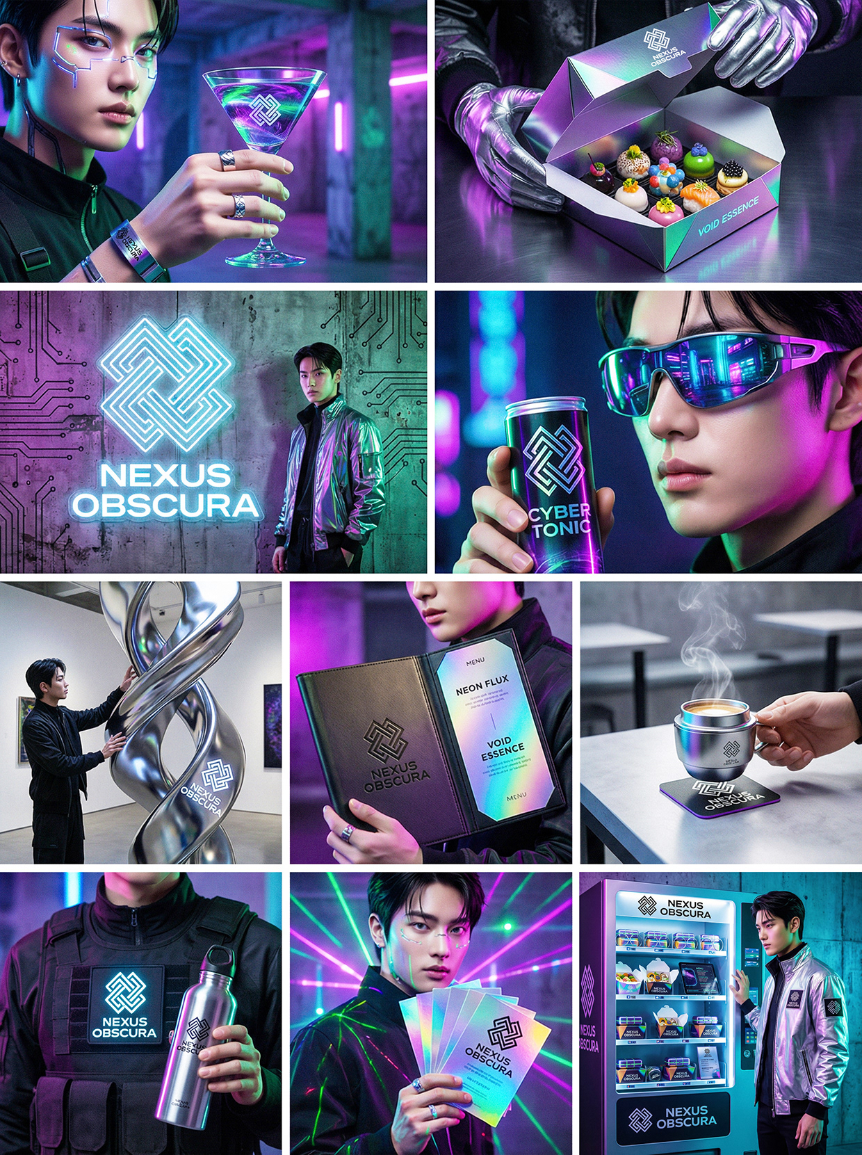 NEXUS OBSCURA — Synthetic Wellness Nightclub Branding Image 84