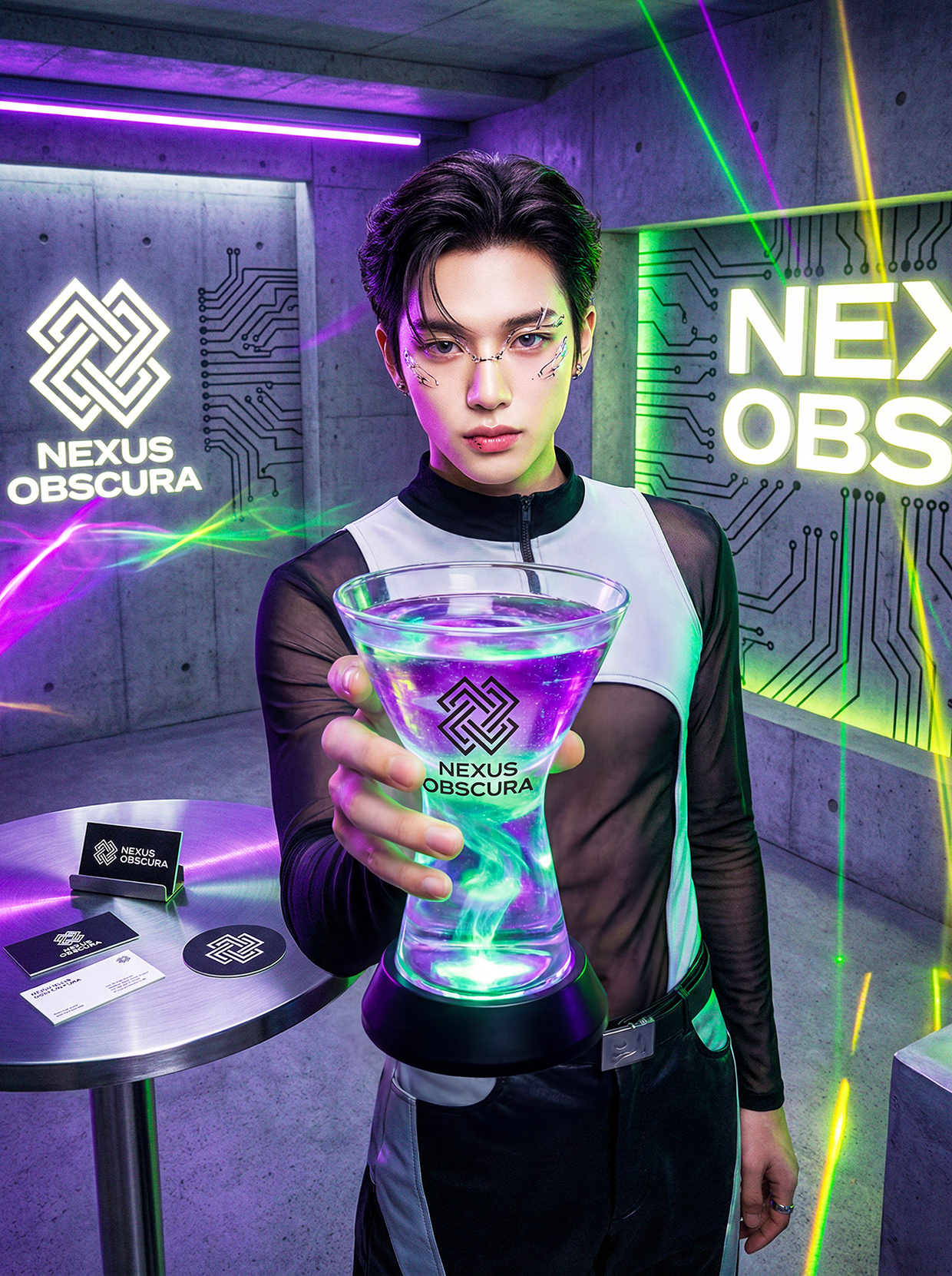 NEXUS OBSCURA — Synthetic Wellness Nightclub Branding Image 90