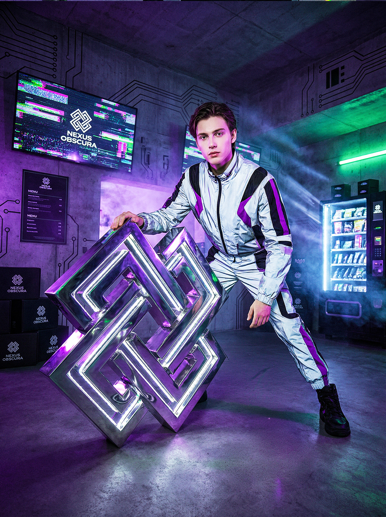 NEXUS OBSCURA — Synthetic Wellness Nightclub Branding Image 91