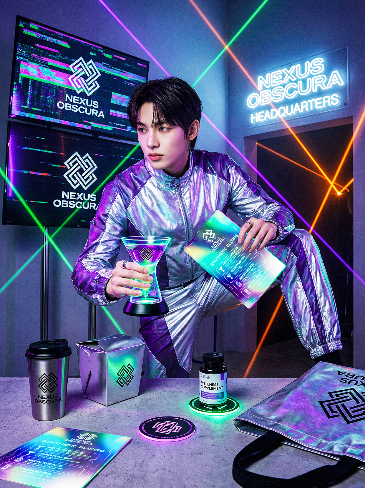 NEXUS OBSCURA — Synthetic Wellness Nightclub Branding Image 92