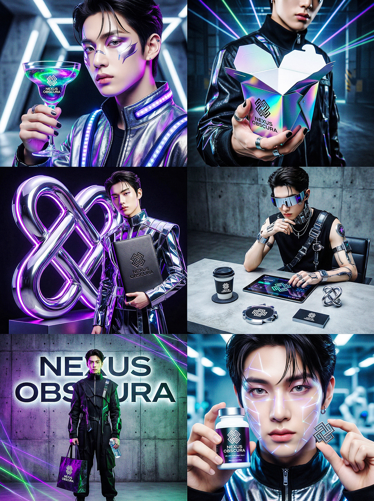 NEXUS OBSCURA — Synthetic Wellness Nightclub Branding Image 93