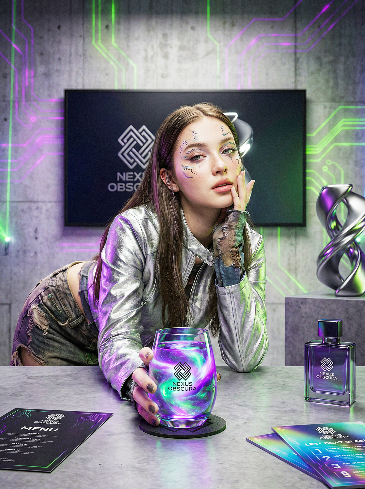 NEXUS OBSCURA — Synthetic Wellness Nightclub Branding Image 94