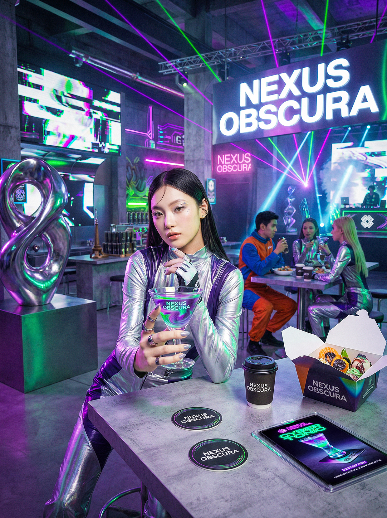 NEXUS OBSCURA — Synthetic Wellness Nightclub Branding Image 98