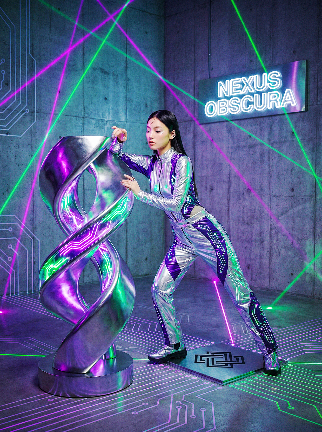 NEXUS OBSCURA — Synthetic Wellness Nightclub Branding Image 100