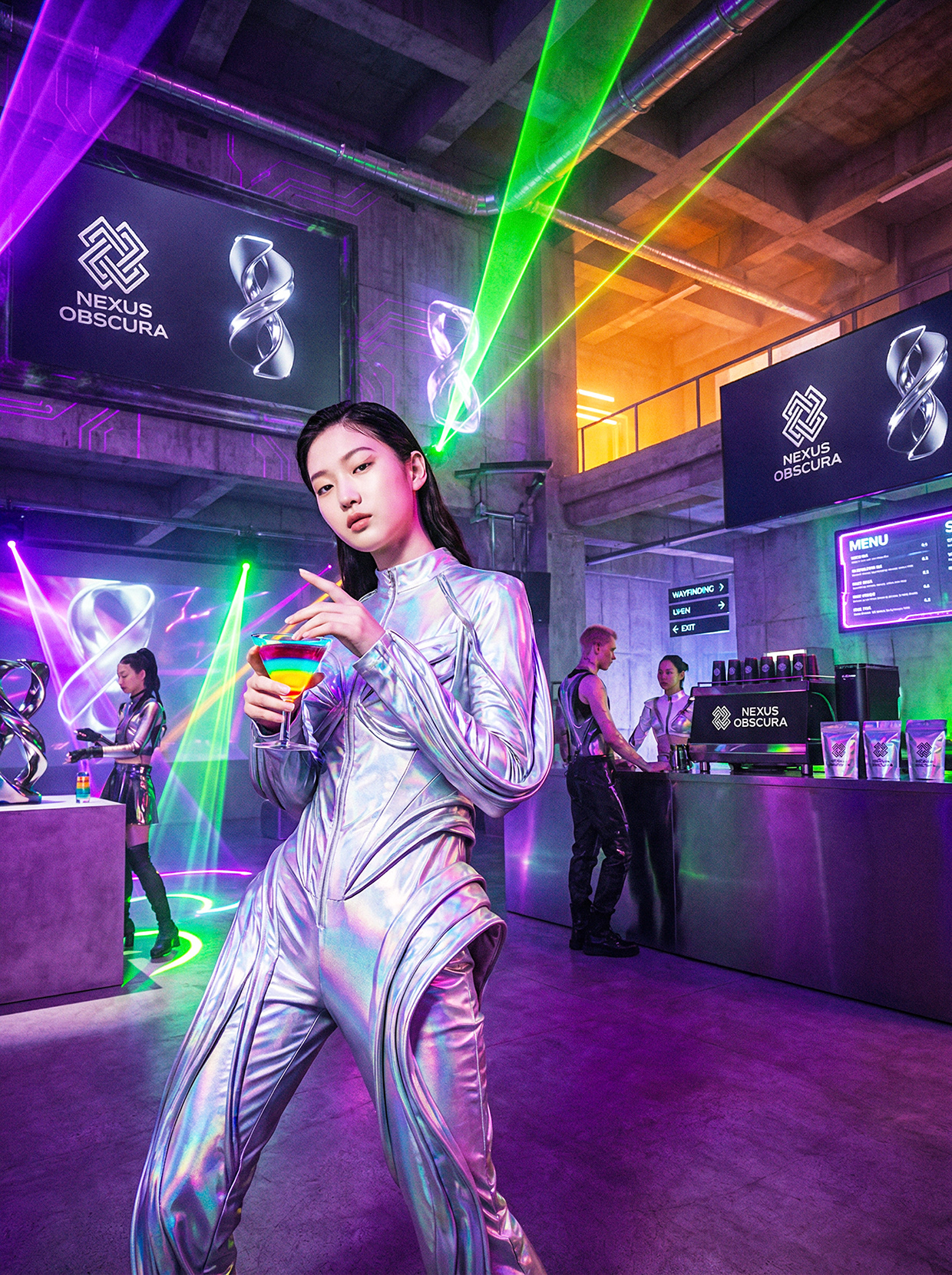 NEXUS OBSCURA — Synthetic Wellness Nightclub Branding Image 103