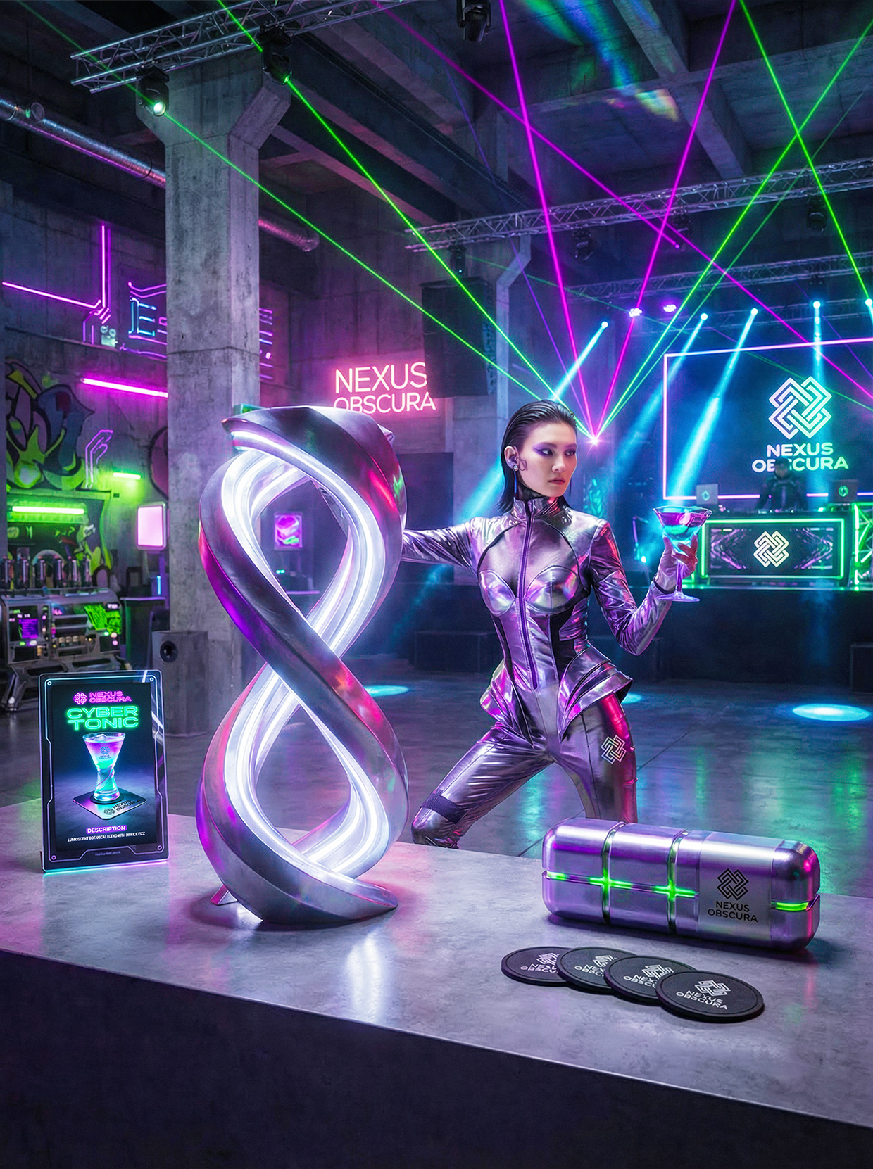 NEXUS OBSCURA — Synthetic Wellness Nightclub Branding Image 106