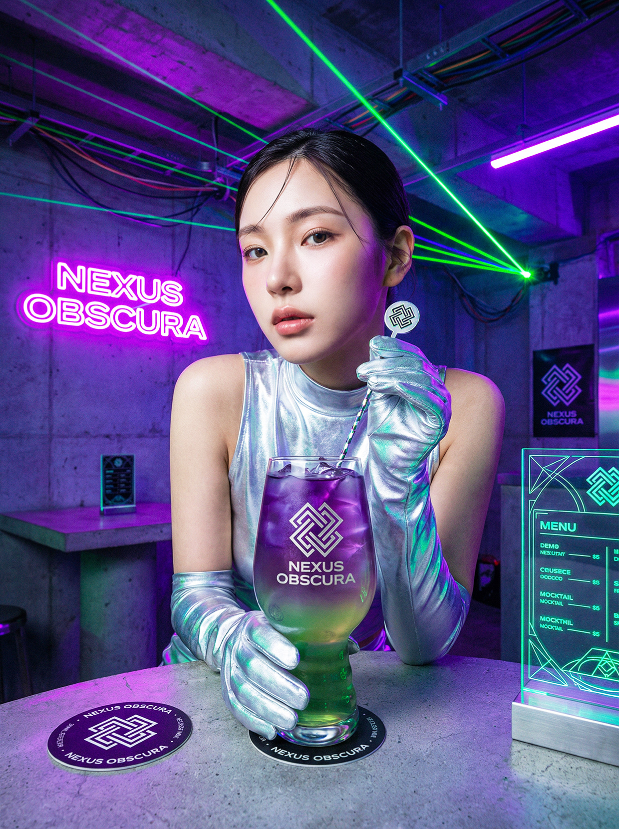 NEXUS OBSCURA — Synthetic Wellness Nightclub Branding Image 109