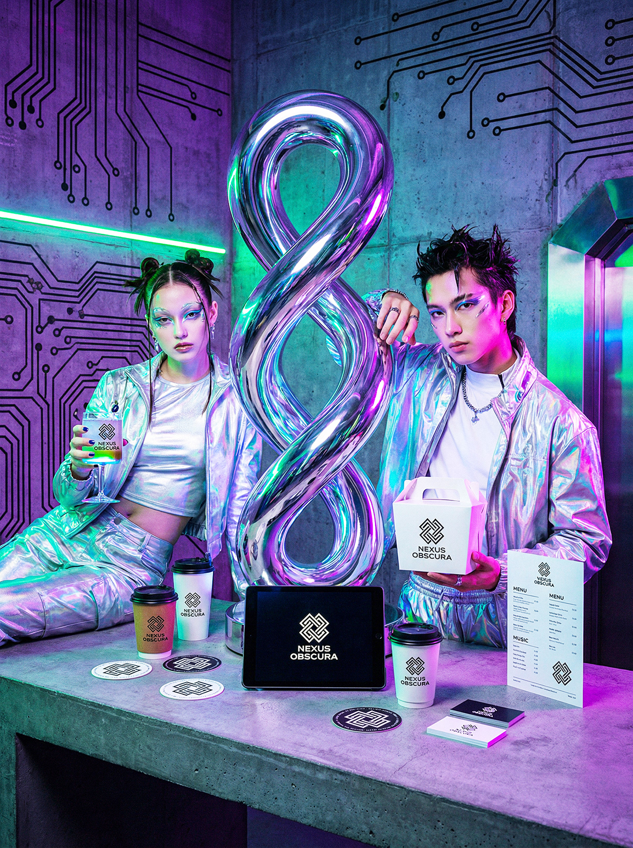 NEXUS OBSCURA — Synthetic Wellness Nightclub Branding Image 116