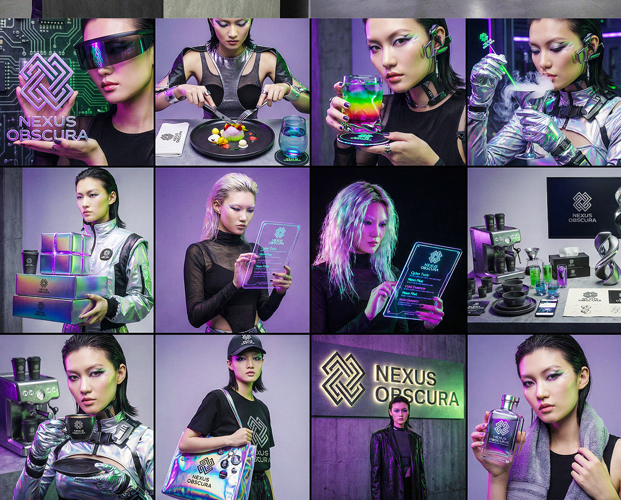 NEXUS OBSCURA — Synthetic Wellness Nightclub Branding Image 122