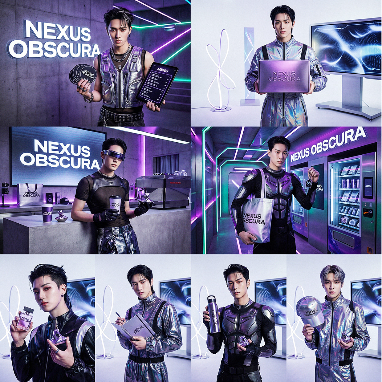 NEXUS OBSCURA — Synthetic Wellness Nightclub Branding Image 123