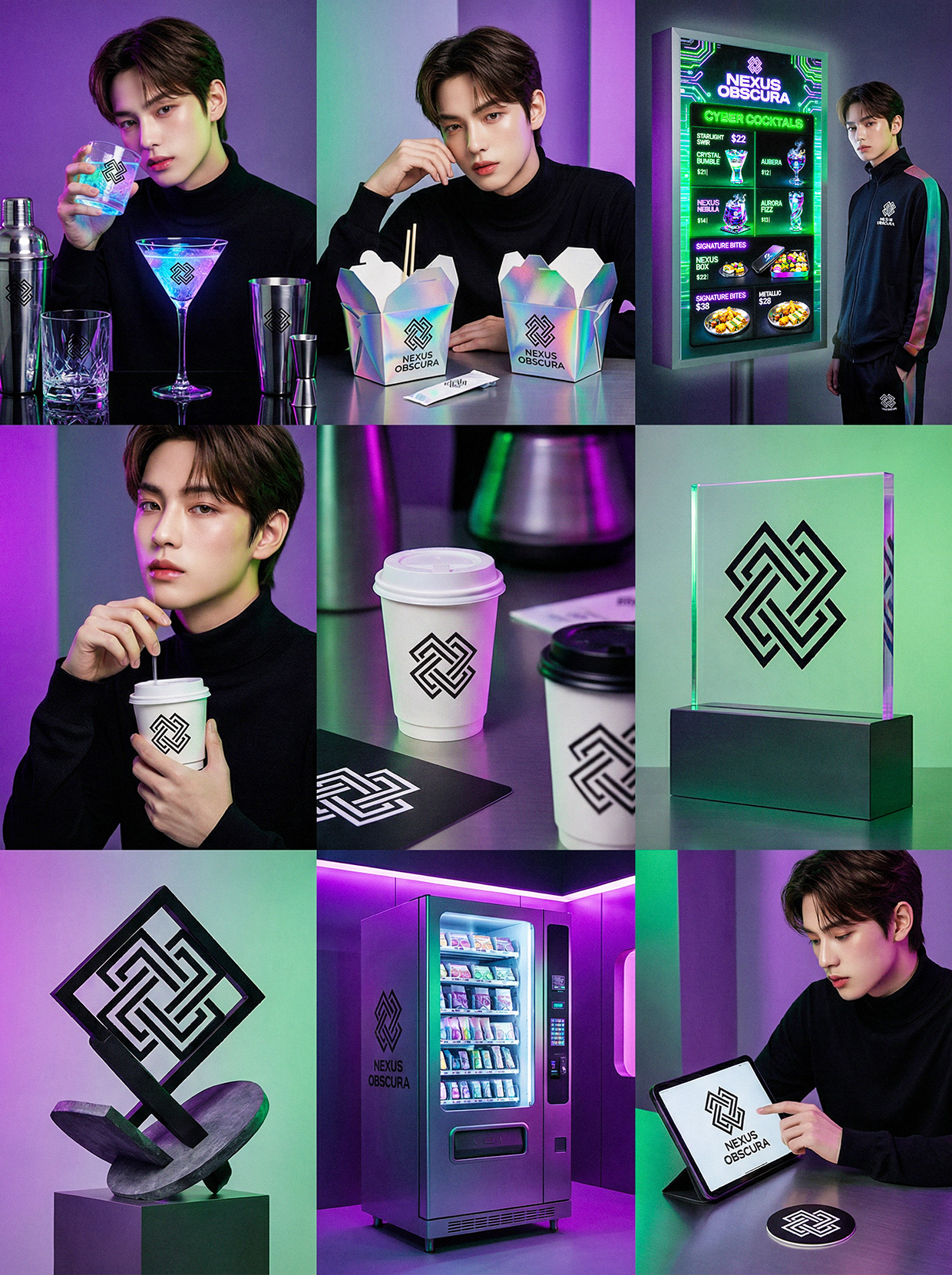 NEXUS OBSCURA — Synthetic Wellness Nightclub Branding Image 124