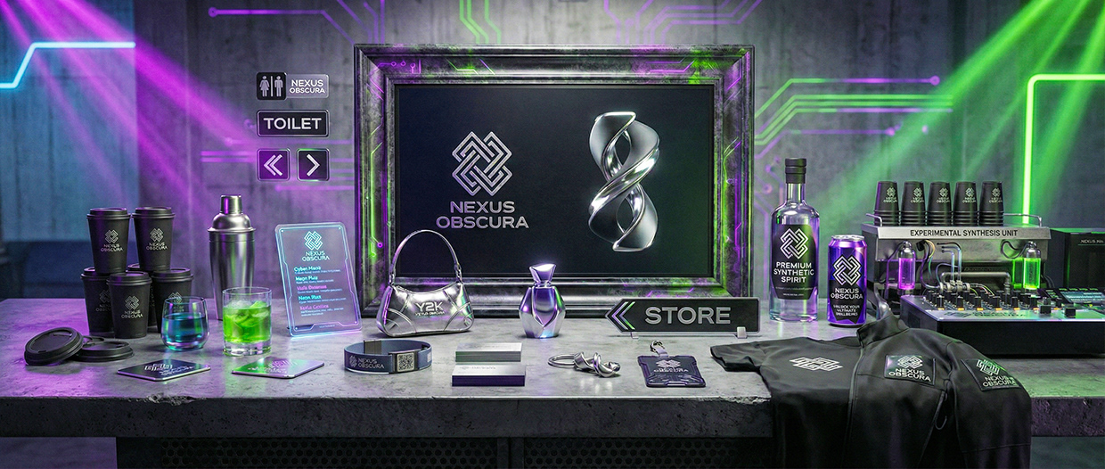 NEXUS OBSCURA — Synthetic Wellness Nightclub Branding Image 125