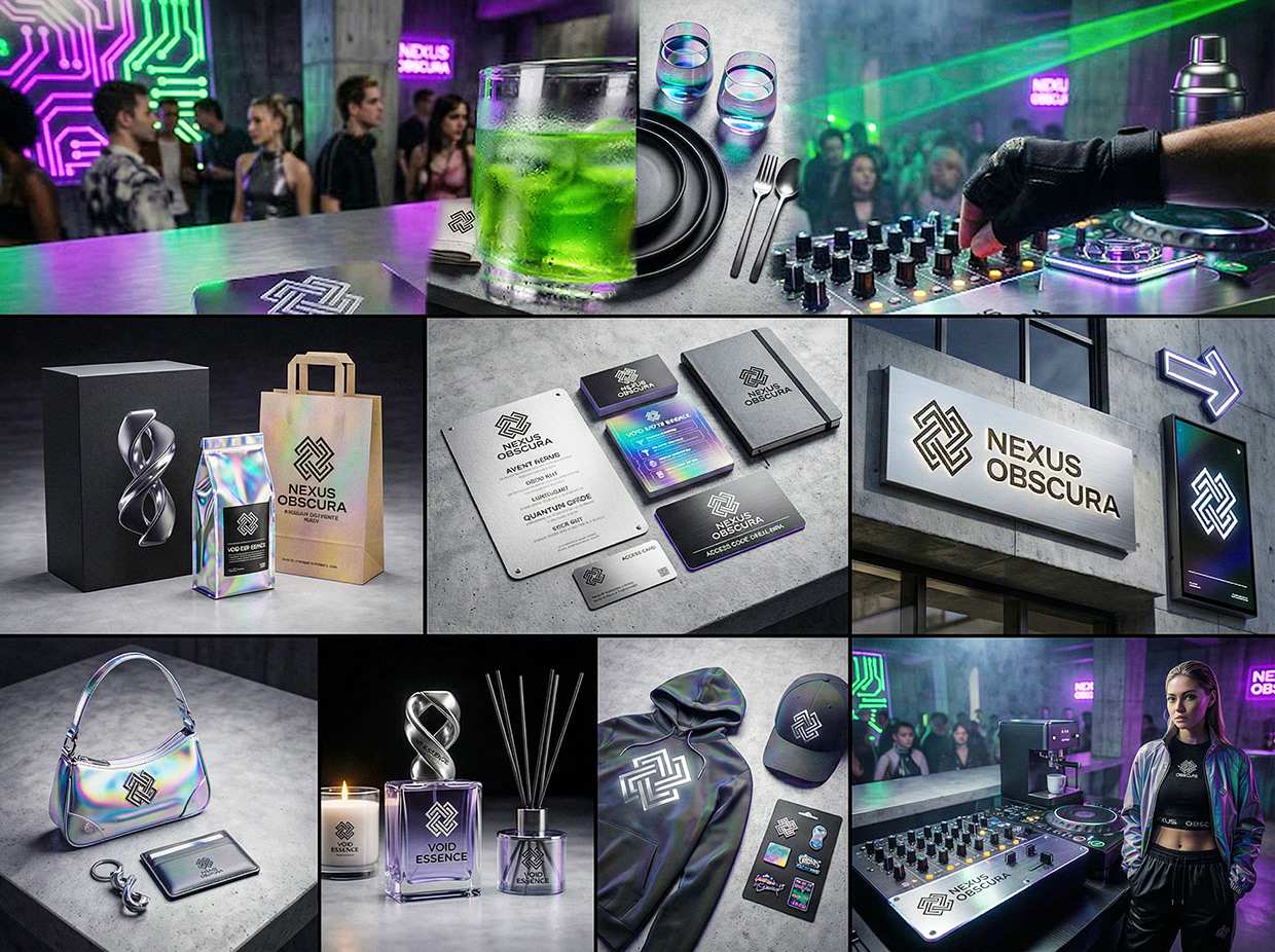 NEXUS OBSCURA — Synthetic Wellness Nightclub Branding Image 129
