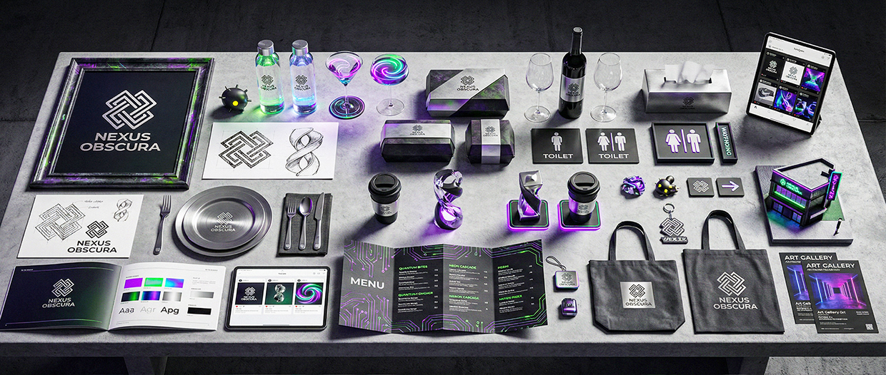 NEXUS OBSCURA — Synthetic Wellness Nightclub Branding Image 131