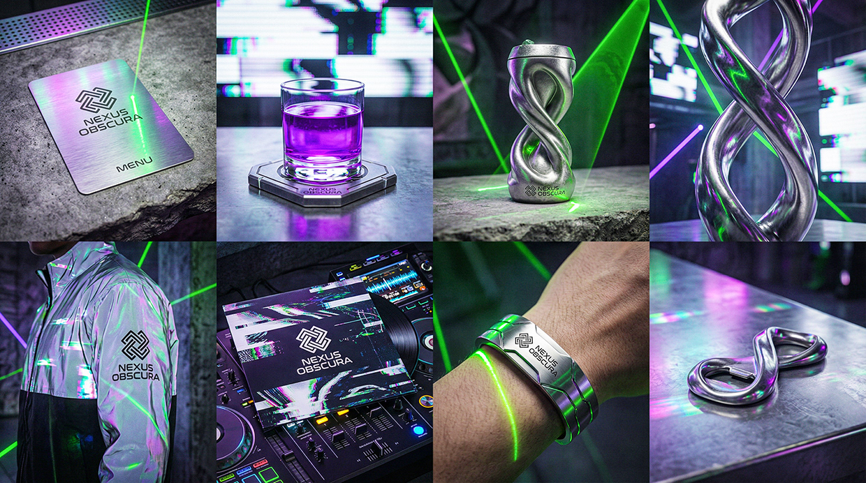 NEXUS OBSCURA — Synthetic Wellness Nightclub Branding Image 132