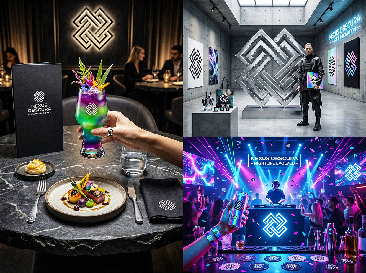 NEXUS OBSCURA — Synthetic Wellness Nightclub Branding Image 138