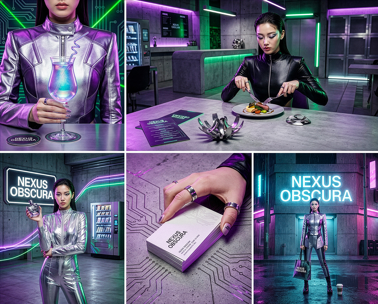 NEXUS OBSCURA — Synthetic Wellness Nightclub Branding Image 140