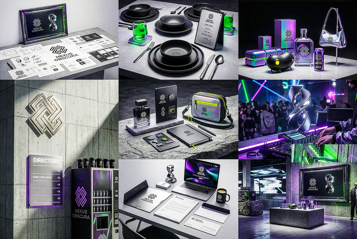 NEXUS OBSCURA — Synthetic Wellness Nightclub Branding Image 141