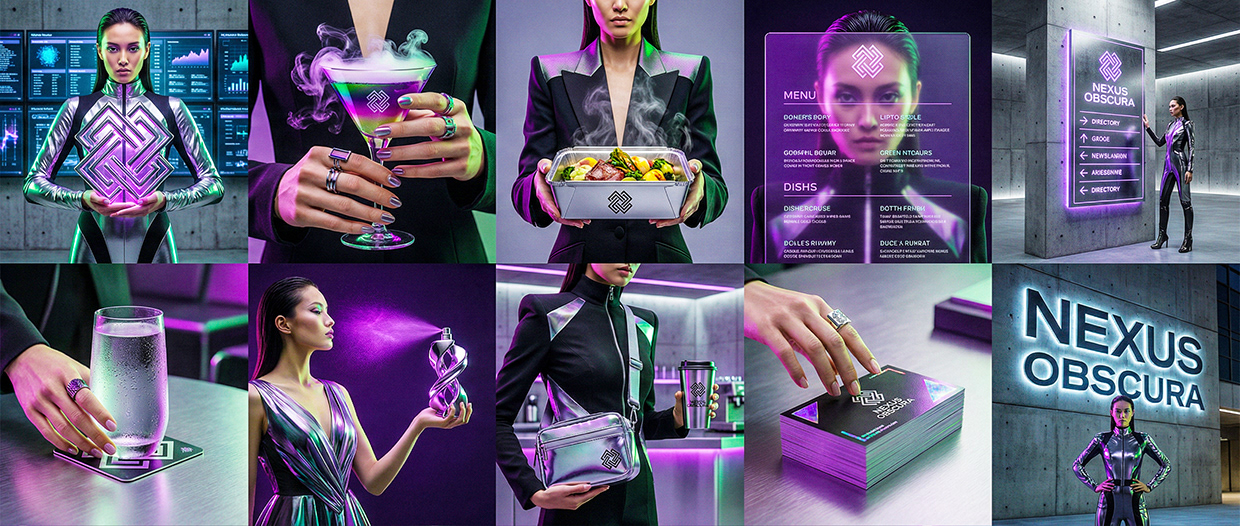 NEXUS OBSCURA — Synthetic Wellness Nightclub Branding Image 142