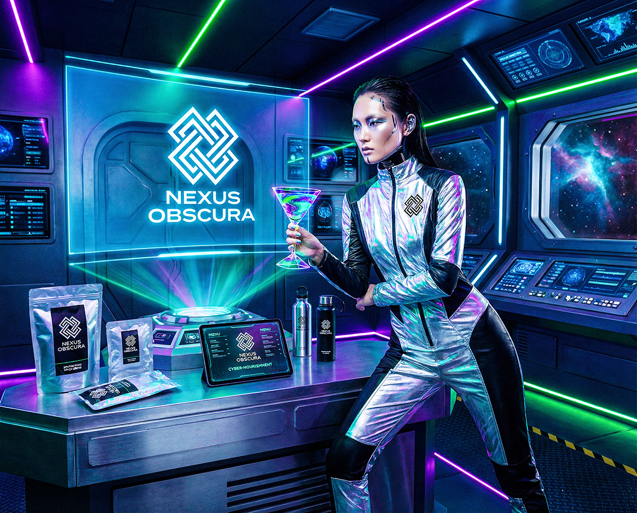 NEXUS OBSCURA — Synthetic Wellness Nightclub Branding Image 143