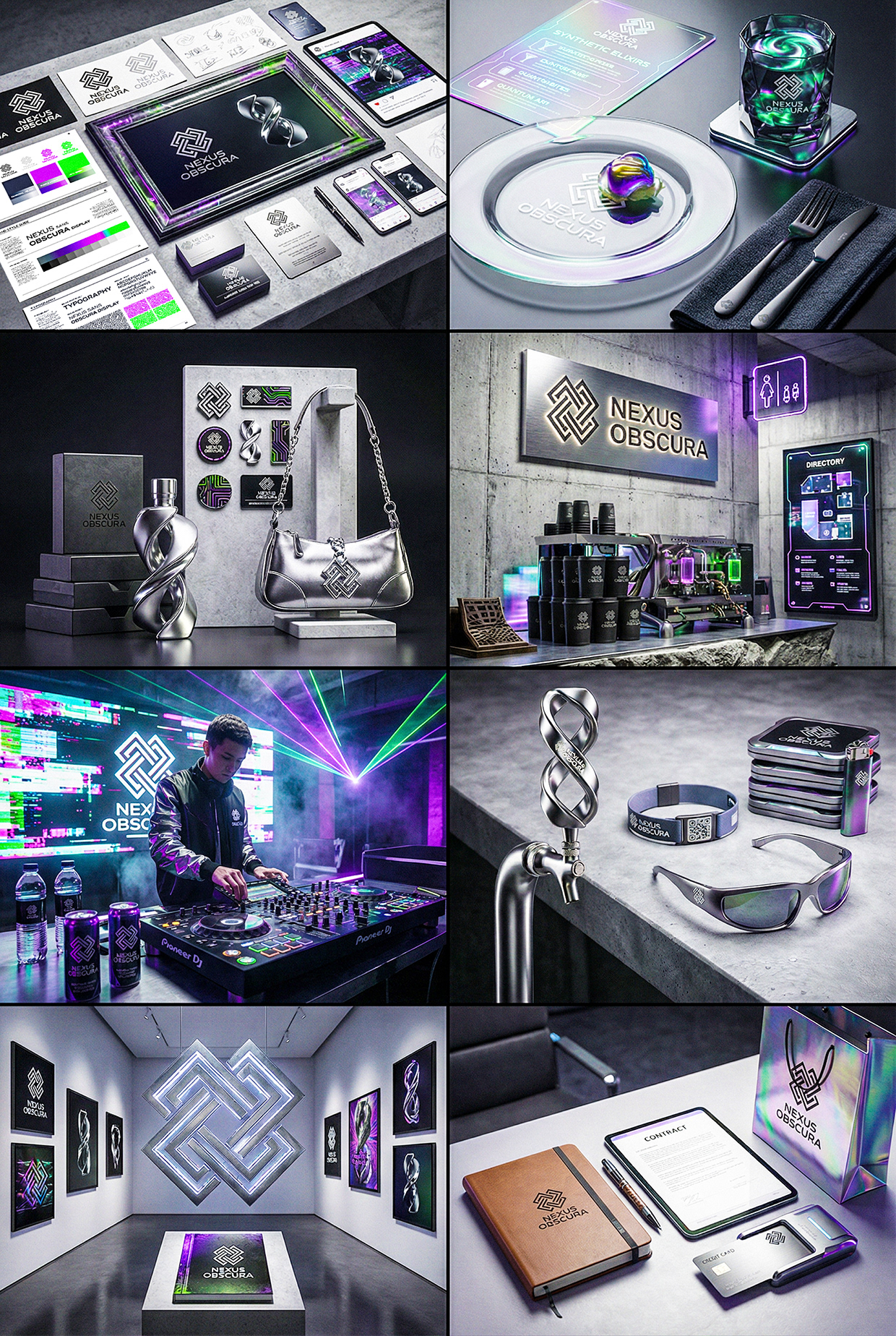 NEXUS OBSCURA — Synthetic Wellness Nightclub Branding Image 146