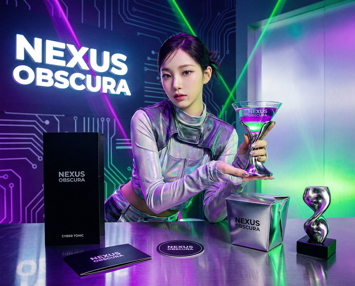 NEXUS OBSCURA — Synthetic Wellness Nightclub Branding Image 147