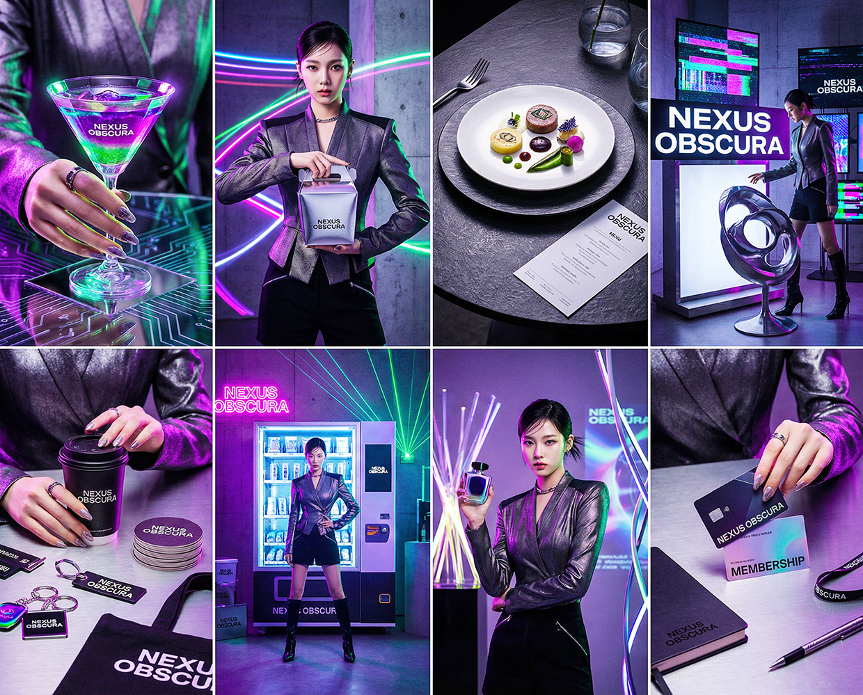 NEXUS OBSCURA — Synthetic Wellness Nightclub Branding Image 149