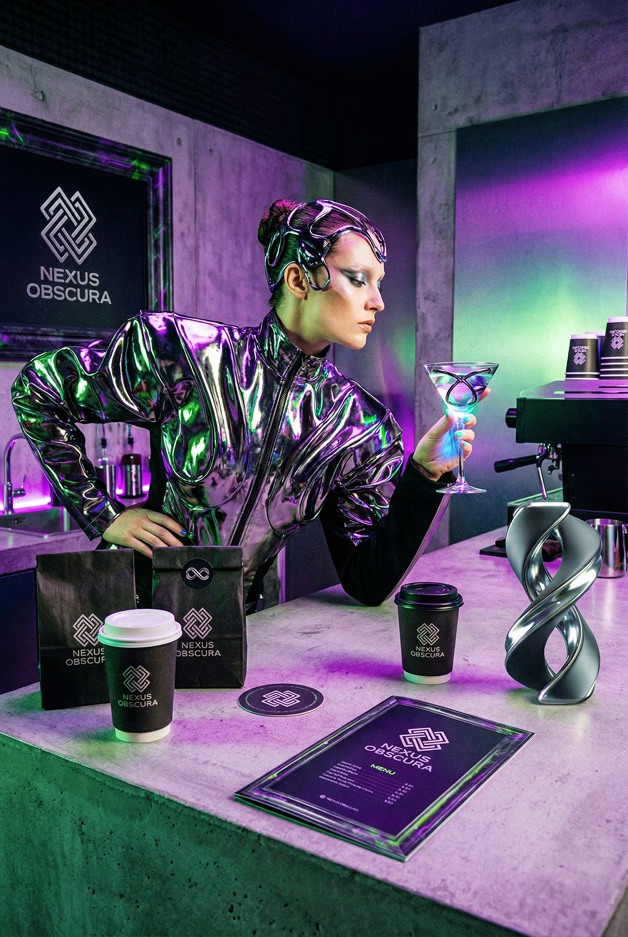 NEXUS OBSCURA — Synthetic Wellness Nightclub Branding Image 154