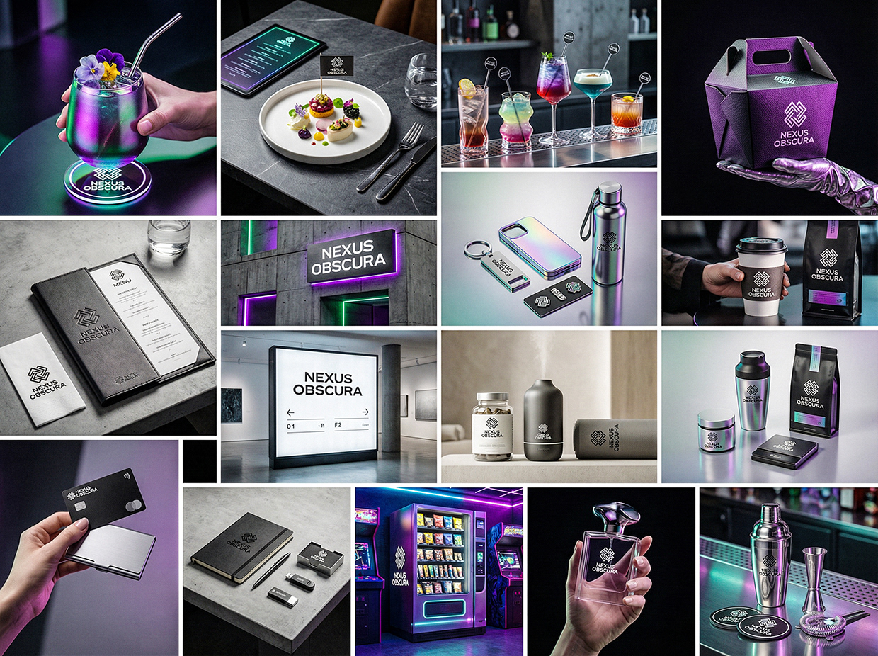 NEXUS OBSCURA — Synthetic Wellness Nightclub Branding Image 157