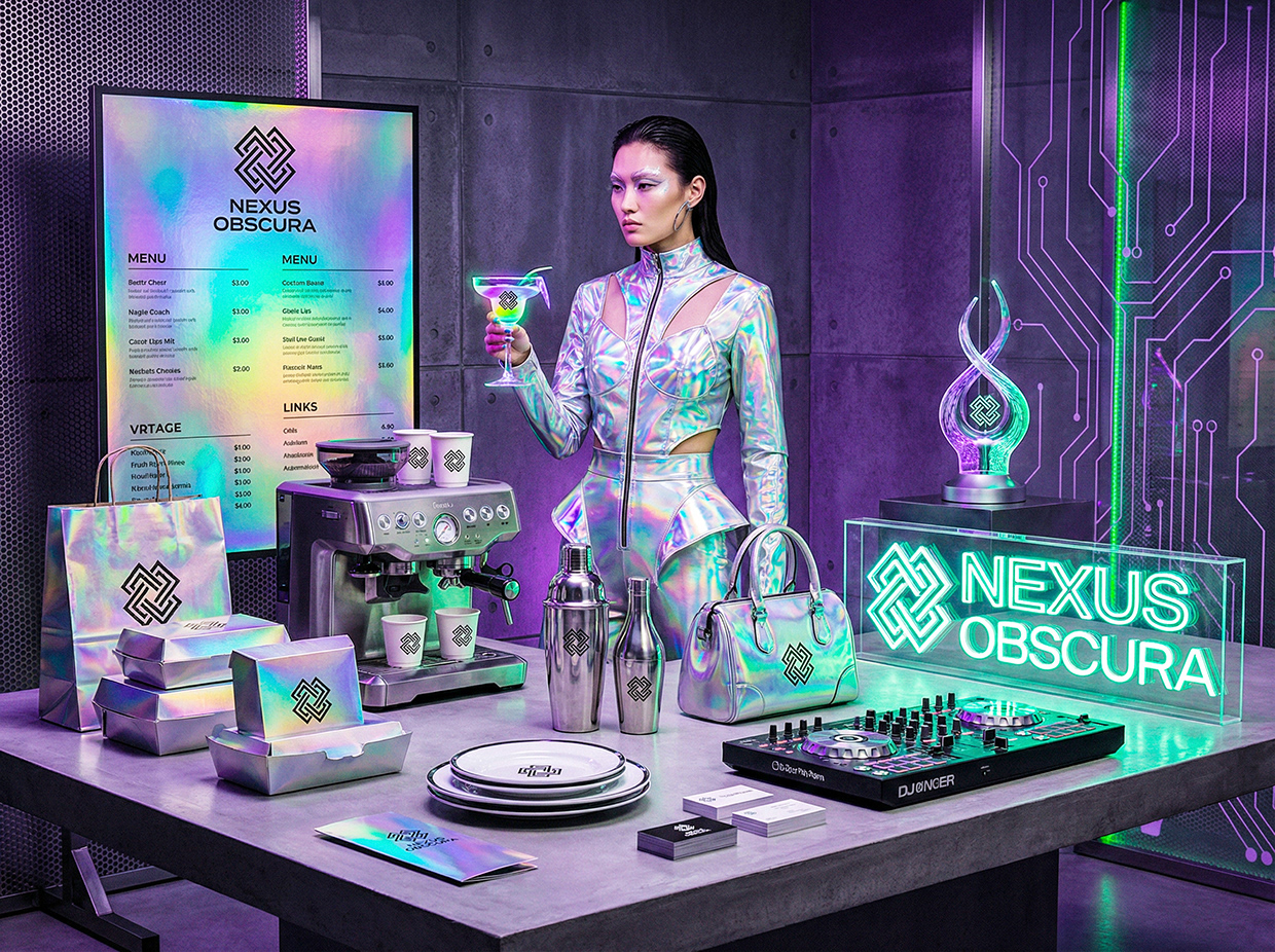 NEXUS OBSCURA — Synthetic Wellness Nightclub Branding Image 161