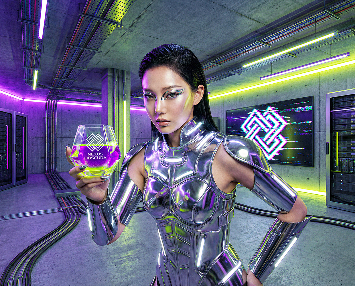 NEXUS OBSCURA — Synthetic Wellness Nightclub Branding Image 165