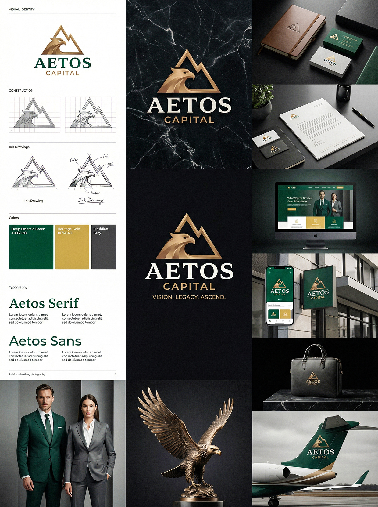 AETOS CAPITAL — Luxury Capital Vision Branding Image 3