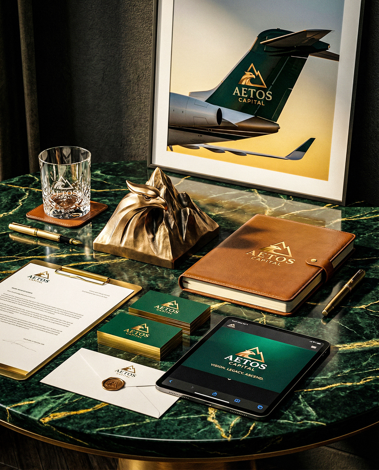 AETOS CAPITAL — Luxury Capital Vision Branding Image 5