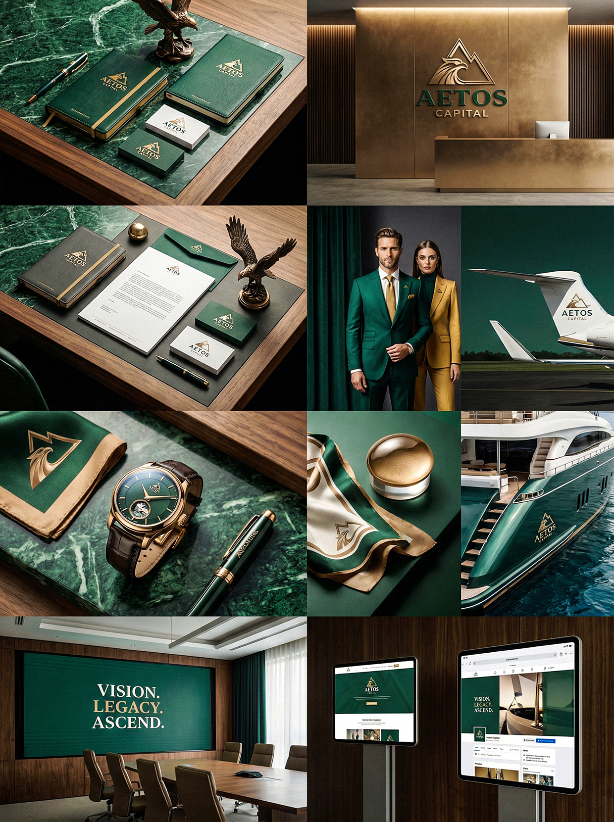 AETOS CAPITAL — Luxury Capital Vision Branding Image 9