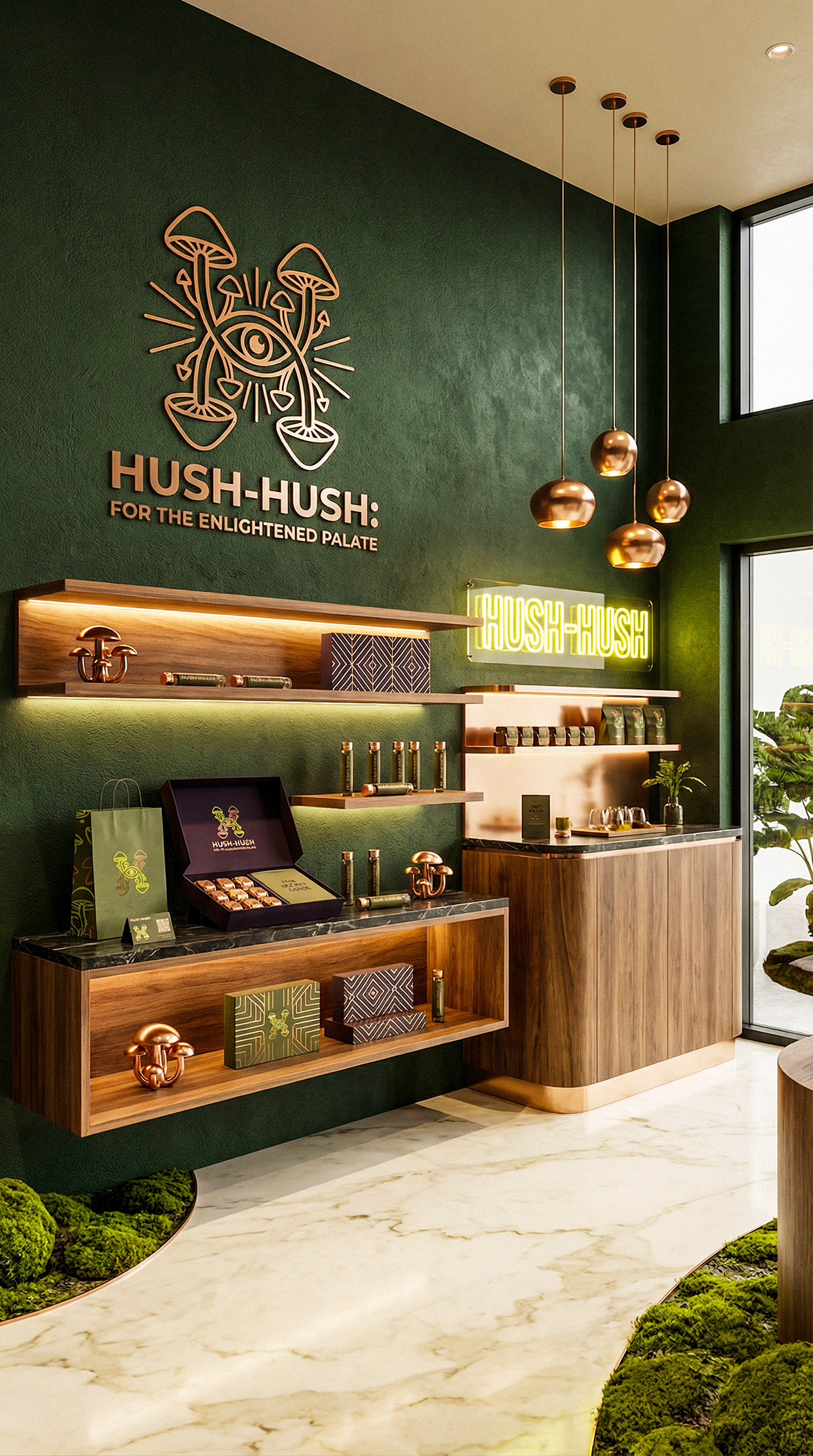 HUSH-HUSH - Functional Mushroom Chocolate Branding Image 68